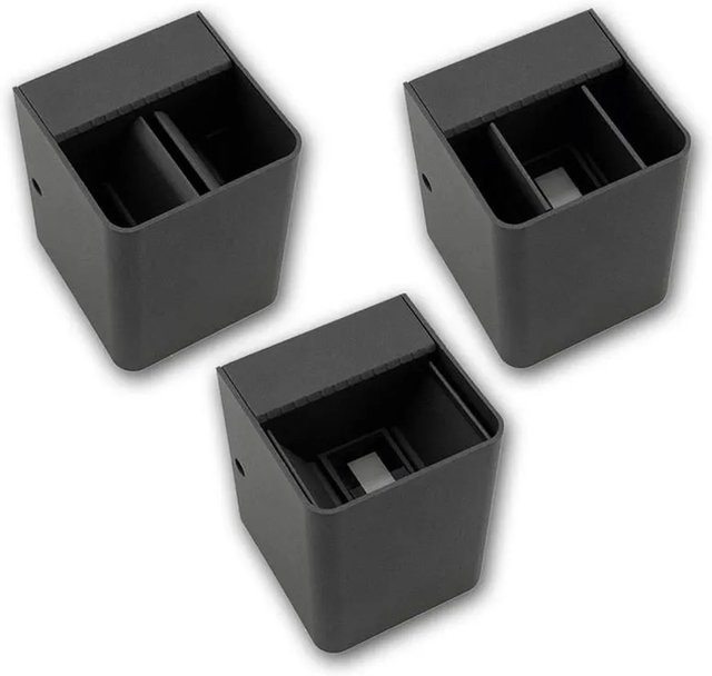 ChiliTec LED Wandleuchte FACHADA IP54 Up-Down Licht in Warmweiß, Schwarz - Bild 1