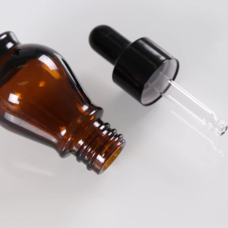 HNKMP Braunglas Tropfflaschen mit Pipette, 5 ml-10 ml, Nachfüllbar - Bild 5