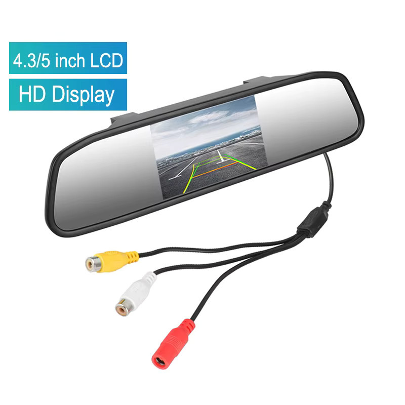 BYNCG HD Rückfahrkamera mit TFT LCD Rückspiegel Monitor für dein Auto in Schwarz - Bild 2