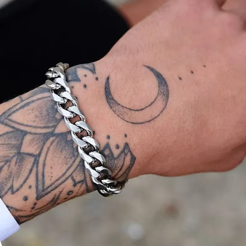 Luxukis Armband, Edelstahl, Silber, Unisex - Bild 2