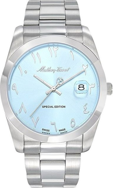 Mathey-Tissot Armbanduhr Edelstahl, Quarz, Blau, Herren - Bild 1
