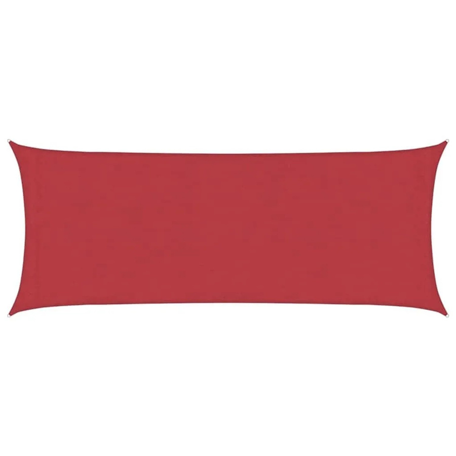 Furnicato Sonnensegel aus HDPE in Rot, Rechteckig, 2 x 5 m - Bild 2
