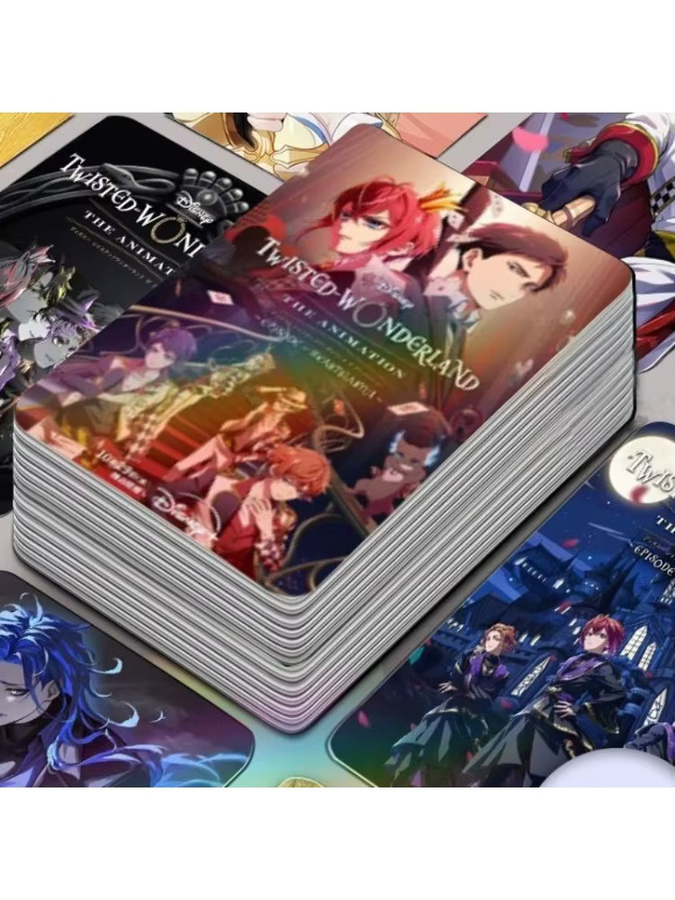 Bandai Twisted-Wonderland: The Animation Laser Small Card, Gedenkpostkarten, 96 Blatt - Bild 3