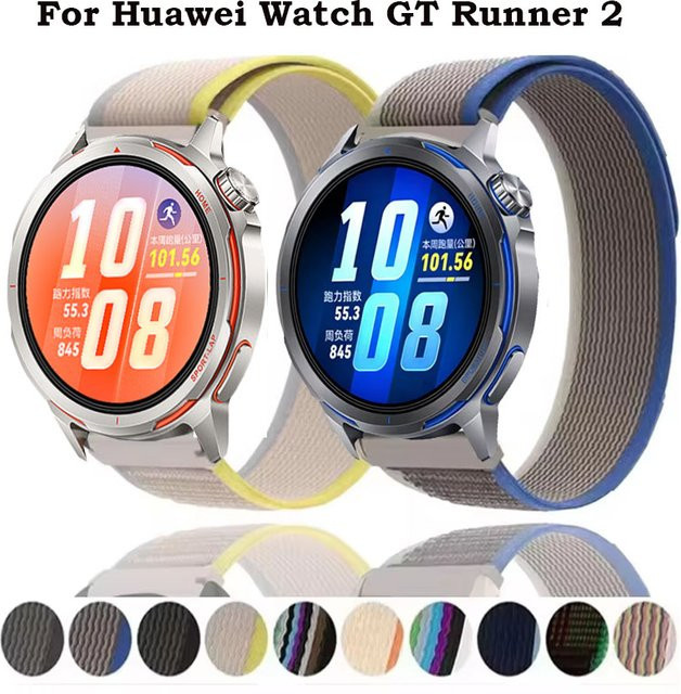 Huawei Smartwatch Armband, Nylon, Multicolor, Watch GT Runner 2 - Bild 1