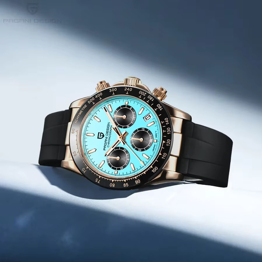 Pagani Design Chronograph, Quarz, Edelstahl, Saphirglas, Herren - Bild 2