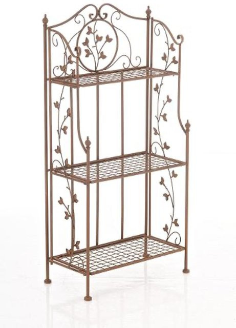 TPFGarden Standregal Remus Pflanzregal aus Metall in Antik Braun B: 58 cm, T: 33 cm, H: 118 cm - Bild 1