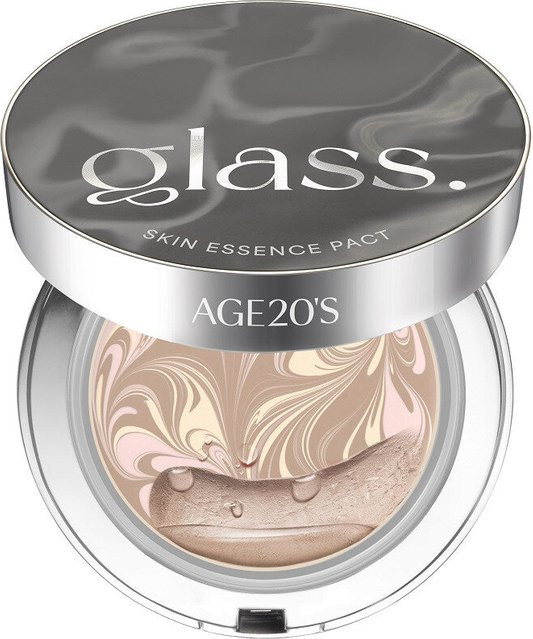 AGE20's Glass Skin Essence Pact Perfect Puder, No.23, LSF 50+, 2x 12,5 g - Bild 1
