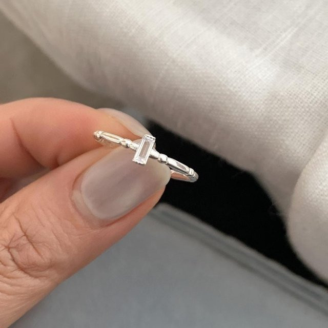 Unzertrennlicher Ring 925 Silber, Schwarz, Zirkonia, Damen - Bild 1