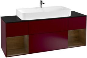 V&B Waschtischunterschrank Finion mit Wandbeleuchtung, Breite: 160 cm, Höhe: 50,1 cm, Tiefe: 50,1 cm - Bild 1