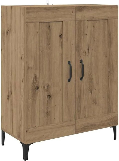 vidaXL Sideboard Artisan-Eiche in Braun aus Holzwerkstoff, B/T/H: 69,5 x 34 x 90 cm - Bild 1