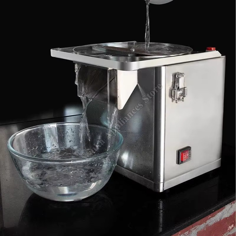 OUCEY Multifunktionale Schnellwellen-Kartoffelschneidemaschine für Pommes-Frites und Gemüse in Silber, Breite: 37,5 cm - Bild 3