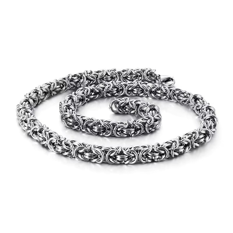 KALEN Edelstahl-Halskette, Silber, Unisex - Bild 4