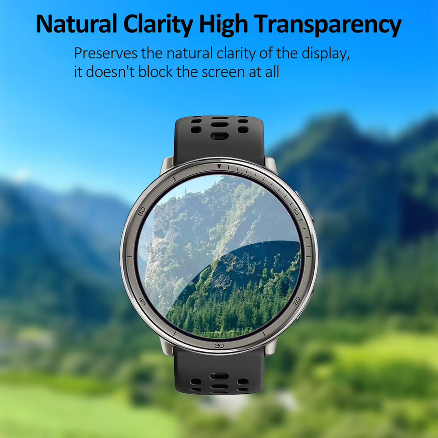 Amazfit Displayschutz Hydrogel, Transparent, Unisex - Bild 4