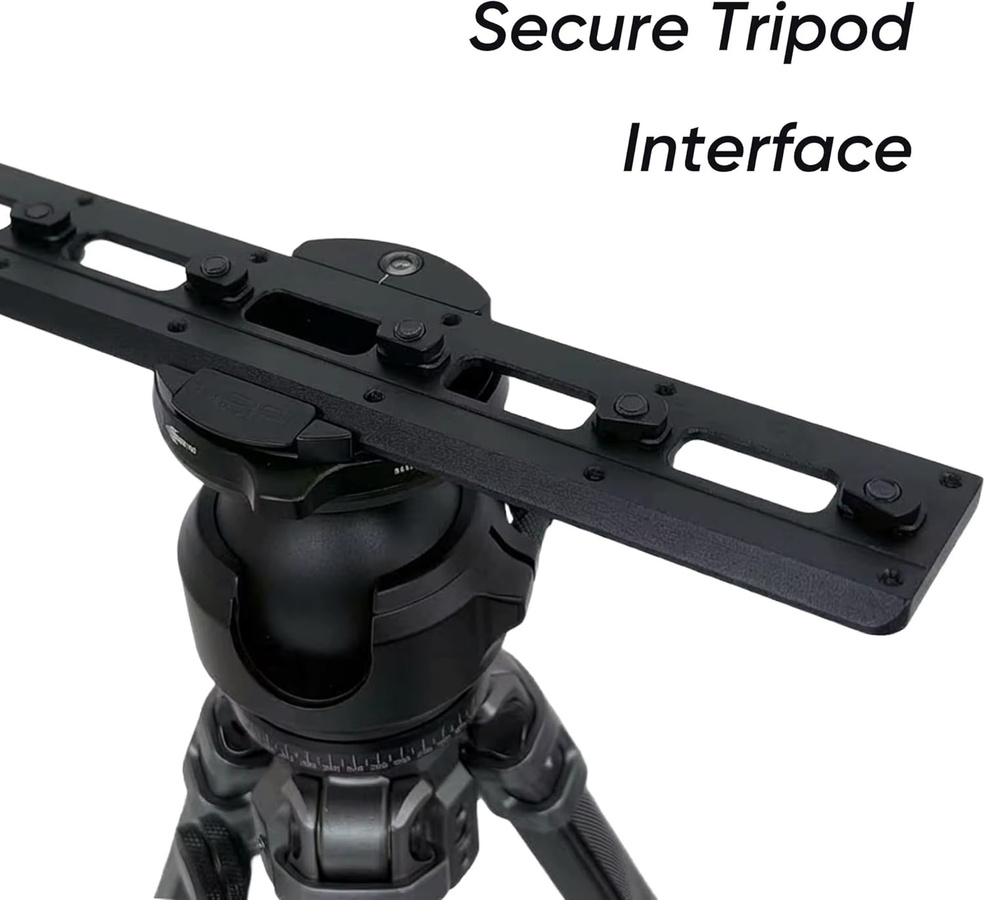 Soarshot ML-220 M Lock Arca-Typ Schienenadapter 38mm Schwalbenschwanz Schnellwechselplatte aus CNC Aluminium in Schwarz - Bild 2