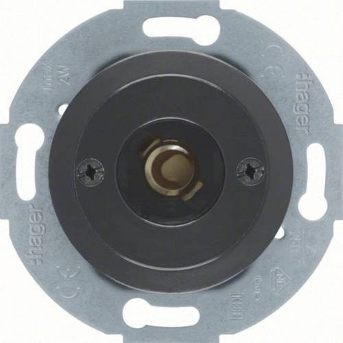 Hager Drucktaster Schwarz glänzend WTE5182BG - Bild 1