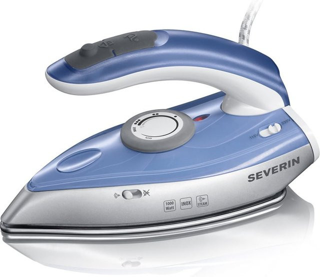 Severin Reise-Dampfbügeleisen BA 3234 in Silber-Blau - Bild 2