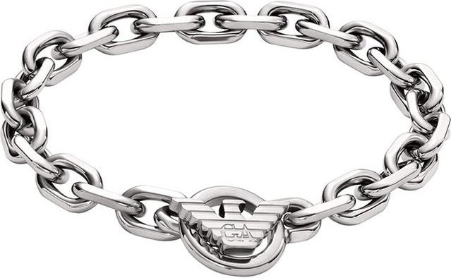Emporio Armani Edelstahlarmband, Silber, Herren - Bild 1