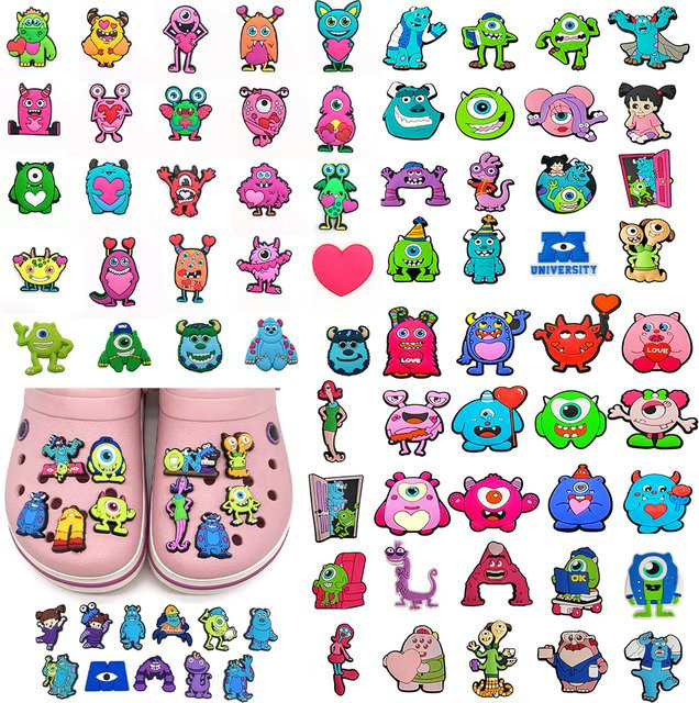 Potdemiel Schuhcharms, Cartoon-Monster-Serie, PVC - Bild 1