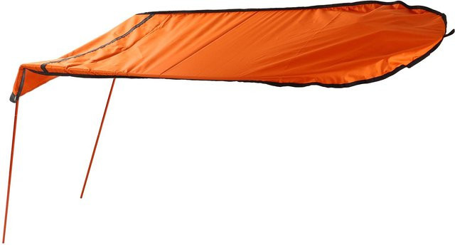 KaiSai Kajak Sonnenschutz Baldachin aus wasserdichtem Oxford-Gewebe, faltbar und tragbar, Orange - Bild 1