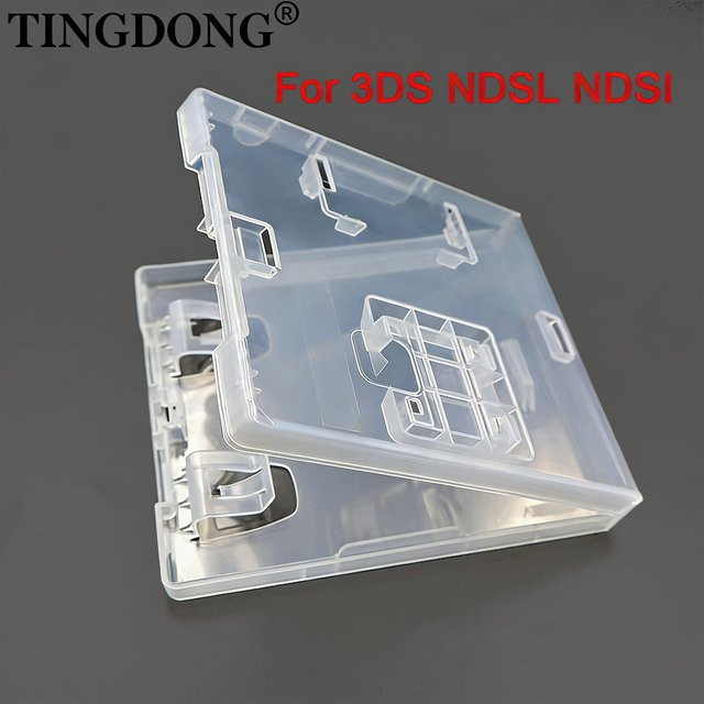 TingDong Transparente Schutzboxen für 3DS NDS NDSL Spielkarten-Cartridges aus Kunststoff - Bild 1