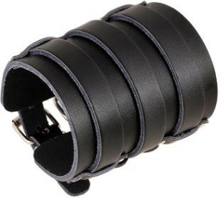 YIRAN Lederarmband, Punk, gray, Unisex - Bild 1