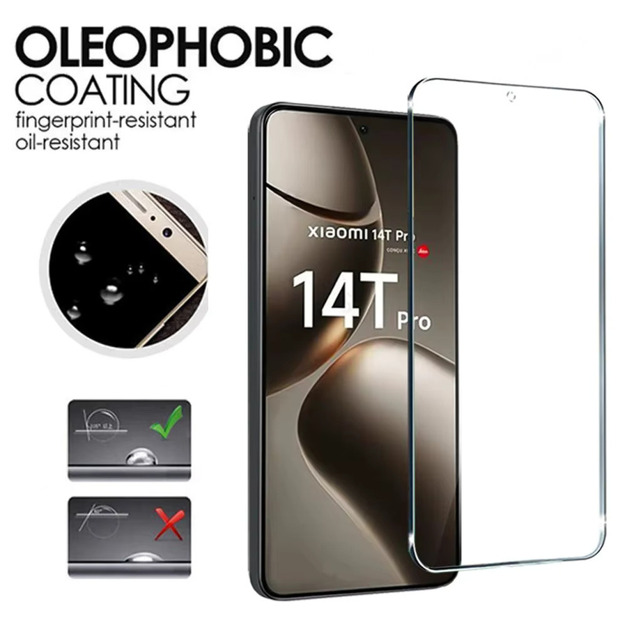 4 Stück Panzerglas Displayschutzfolie für Xiaomi Mi 14T Pro 13T 12T 11T 10T 9T 14 13 12 11 Lite 5G in Transparent - Bild 3