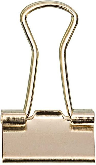 Rico Design Paper Poetry Foldback Klammern in Gold, 18 Stück, 15 mm - Bild 1