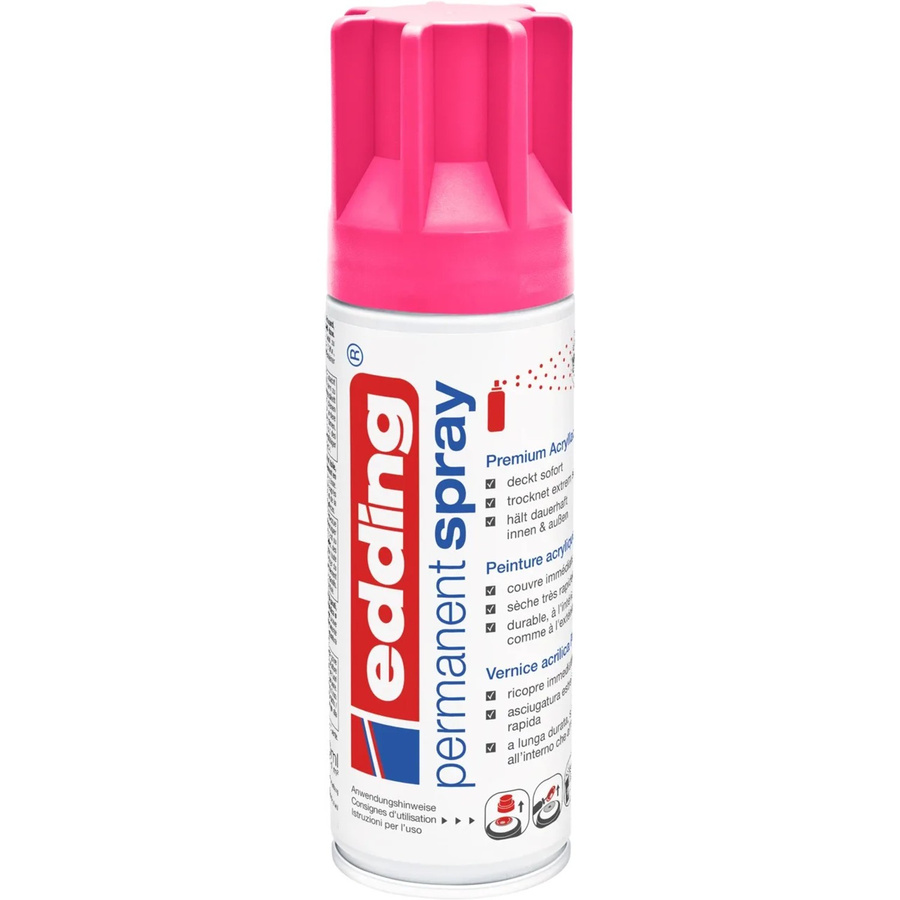 edding Permanentspray Neonpink matt 200 ml - Bild 2