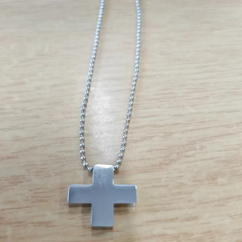 Bandai Halskette, Edelstahl, Silber, Unisex - Bild 6