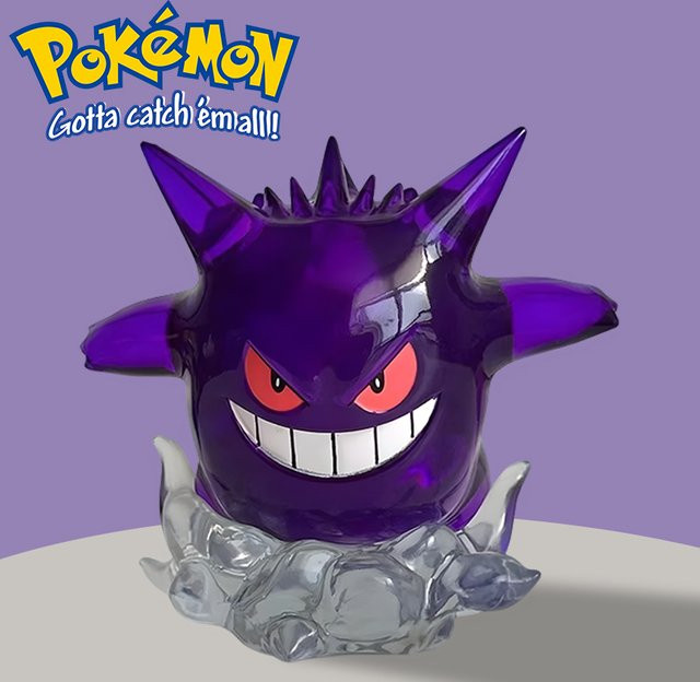 Potdemiel Pokémon Snorlax Gengar, Actionfigur, transparent, lila - Bild 1