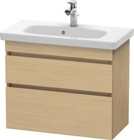 Duravit Waschtischunterschrank DuraStyle in Beige, wandhängend, 2 Schubladen, B: 73 cm, T: 36,8 cm, H: 61 cm - Bild 1