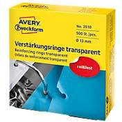 Avery Zweckform Lochverstärkungsringe aus Kunststoff, transparent - Bild 1