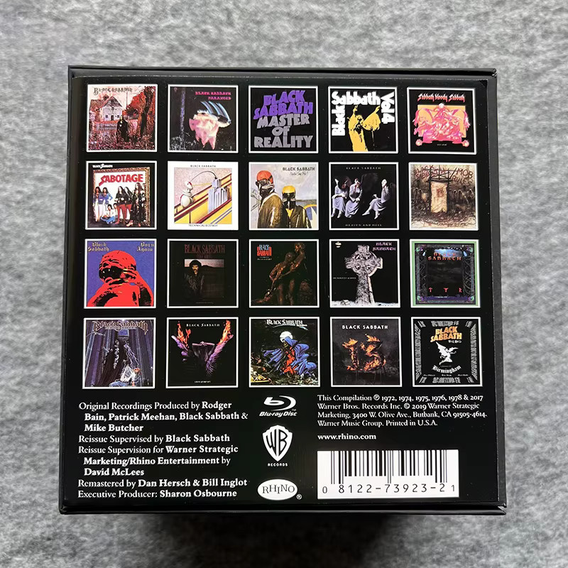 Black Sabbath Das komplette Album Musik-CD Boxset mit 21 CDs und 1 Blu-ray Heavy Metal Rock mit Ozzy Osbourne - Bild 2