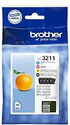 Brother Original Tintenpatronen LC3211 Kombi-Pack Schwarz, Cyan, Magenta, Gelb - Bild 3