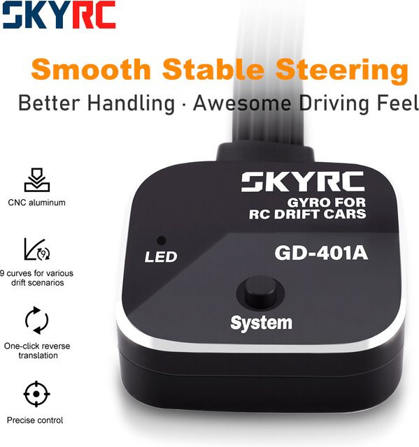 SkyRC GD-401A Drift-Gyro für RC-Autos, Zubehör - Bild 1