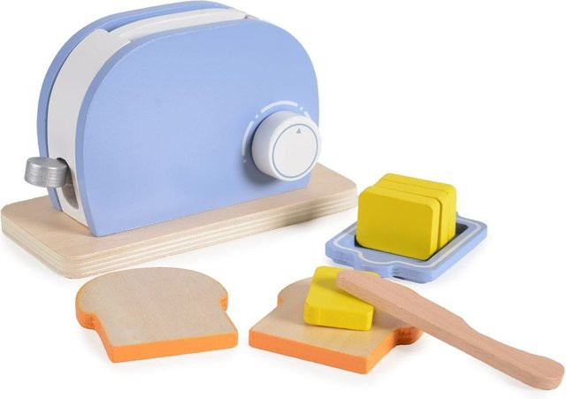 Moni Toaster, Holzspielzeug, hellblau - Bild 1
