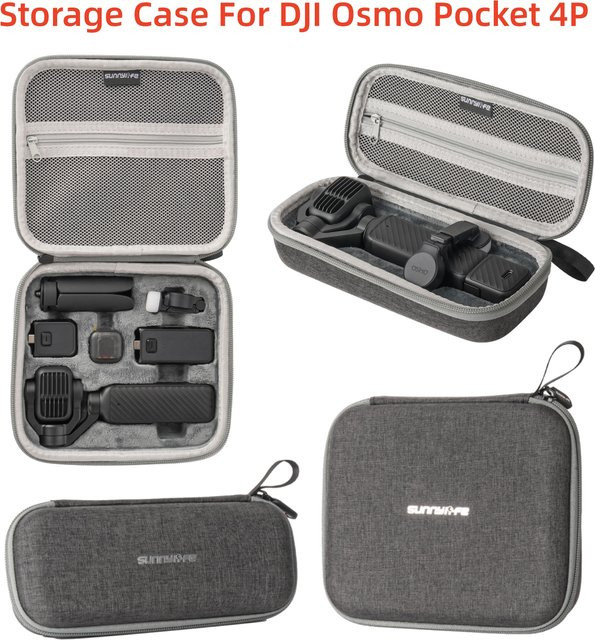 DJI Osmo Pocket 4P Stoßfeste Reise-Aufbewahrungstasche in Grau - Bild 1