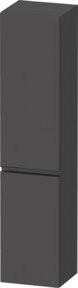 Duravit Sivida Hochschrank wandhängend in Graphit Anthrazit, B/T/H: 40 x 37,4 x 177 cm - Bild 1