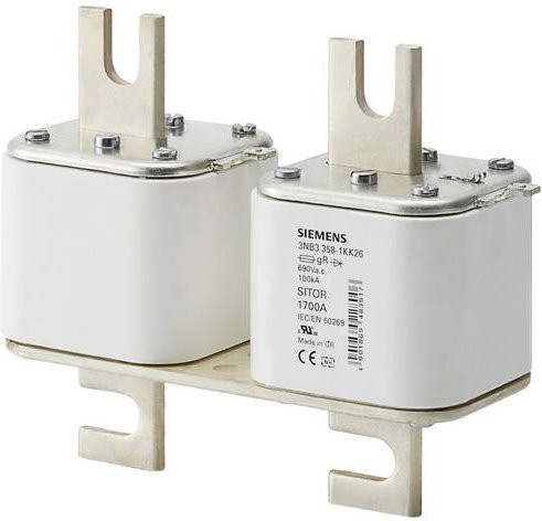 Siemens Sicherungseinsatz 3NB33541KK26, 1350A, 690V, Weiß - Bild 1