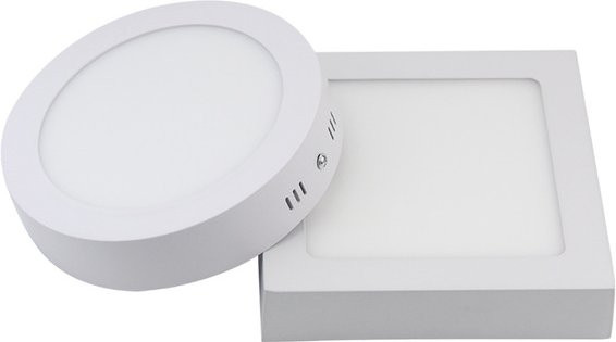 Moderne quadratische LED-Deckenleuchte in Weiß mit 25 W als LED-Panel-Innenleuchte - Bild 1