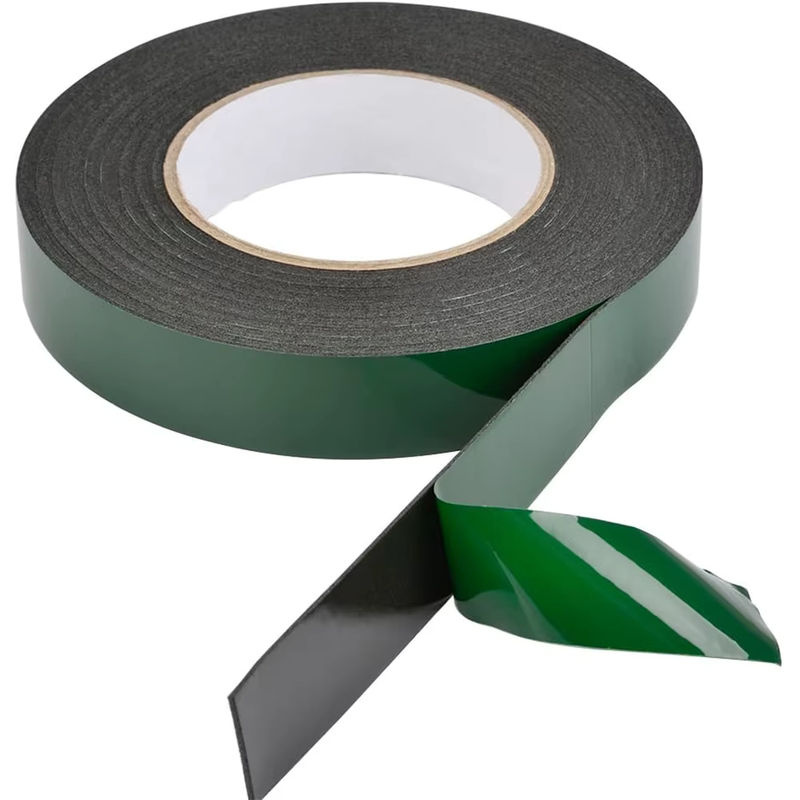 TFAAI Selbstklebendes doppelseitiges Schaumstoffband aus PE-Schwamm, Schwarz, 10 m Länge - Bild 3