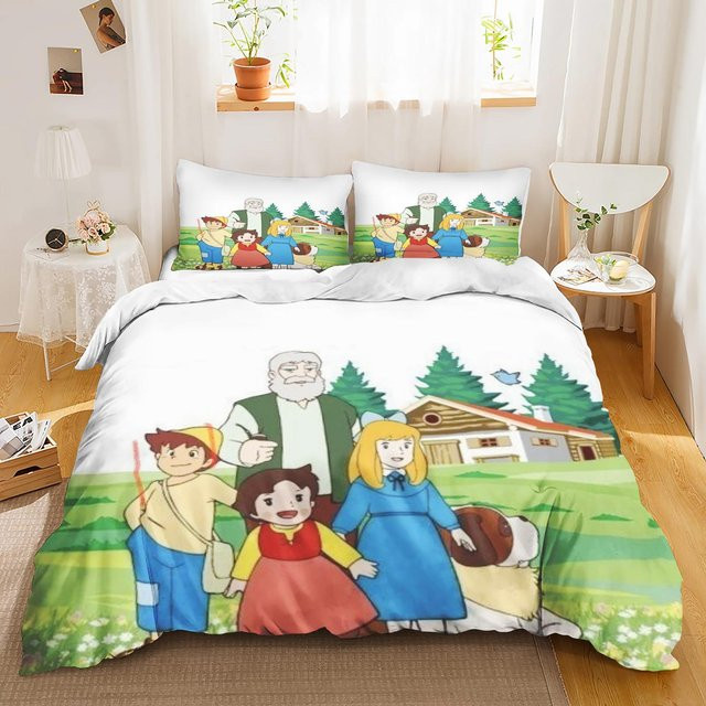Heidi Bettwäsche-Set Anime Cy Nine, 3-teiliges Set aus Polyester in Multicolour, B/H: 135 x 200 cm - Bild 1