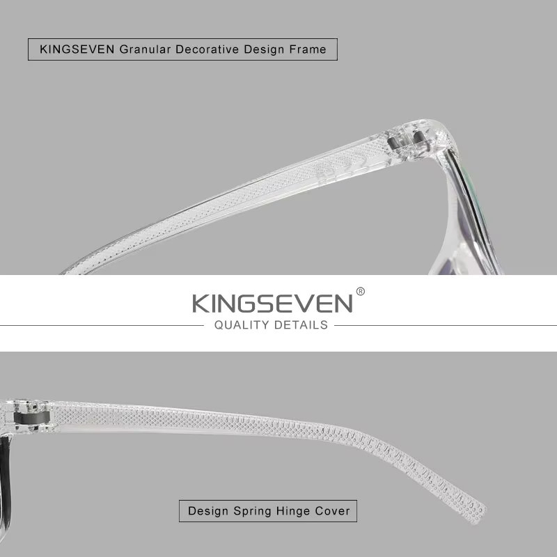 Kings LC755 Sonnenbrille, quadratisch, Vollrand, Kunststoff, polarisiert, Unisex - Bild 3