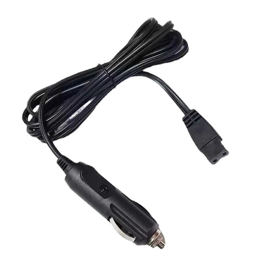 2m 12V DC 2 Pin Adapterkabel für Auto-Mini-Kühlschränke in Schwarz - Bild 4