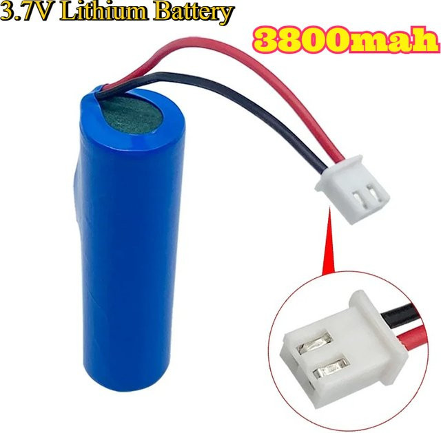 Robinella Lithium-Ionen-Akku 18650 mit 3800 mAh, 3,7 V, Blau - Bild 1