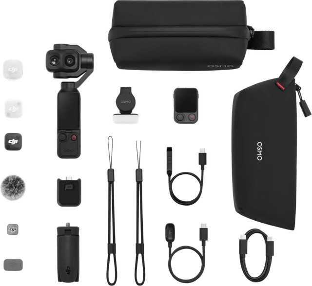 DJI Osmo Pocket 4P Pro Creator Combo Action Camera Schwarz - Bild 1