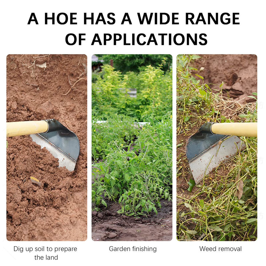Aleekit Bauernhofhacke zur Bodenlockerung und Unkrautbekämpfung für die Landwirtschaft und Gartenarbeit - Bild 4