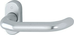 HOPPE FH-Drücker-Halbgarnitur Paris FS-138GF/55 in Naturfarben eloxiert und Silber matt - Bild 1