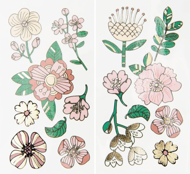 Rico Design Tattoos Hygge Blumen - Bild 1