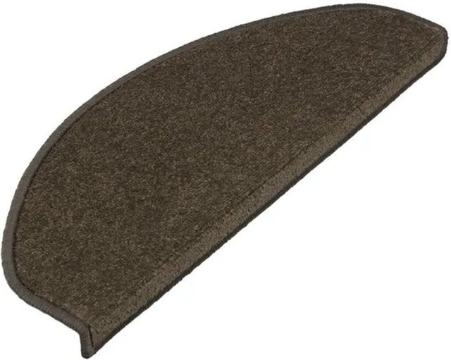 KARAT Velours Stufenmatte Dynasty halbrund, Farbe: Braun, B: 65 cm, T: 23,5 cm - Bild 1